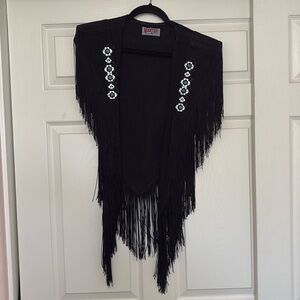 Western fringe shawl